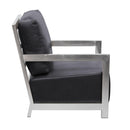 Diamond Sofa Zen Stationary Bonded Leather Accent Chair ZENCHBL IMAGE 3