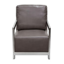 Diamond Sofa Zen Stationary Bonded Leather Accent Chair ZENCHGR IMAGE 2