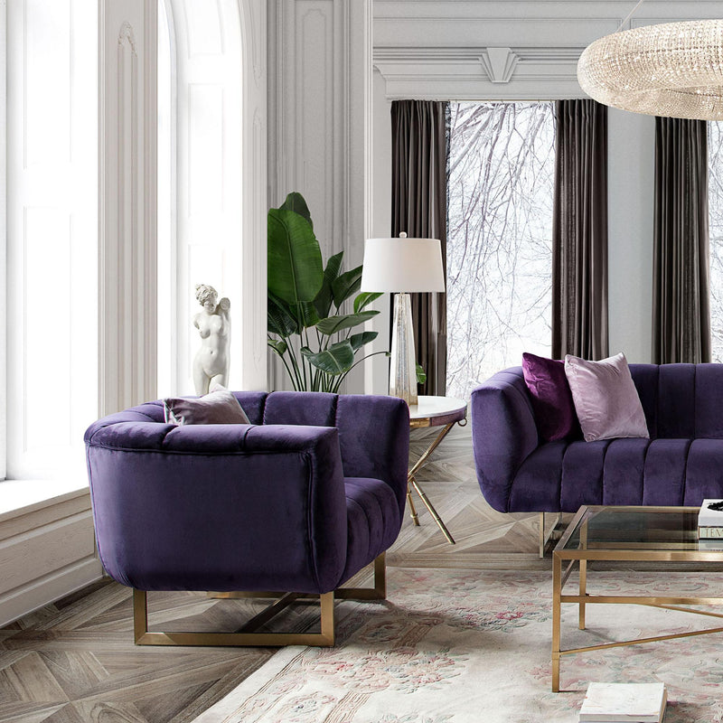 Diamond Sofa Venus Stationary Fabric Chair VENUSCHVI IMAGE 10