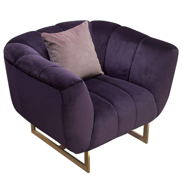 Diamond Sofa Venus Stationary Fabric Chair VENUSCHVI IMAGE 1