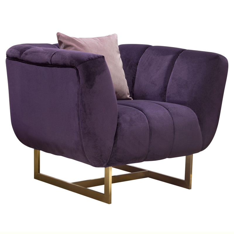 Diamond Sofa Venus Stationary Fabric Chair VENUSCHVI IMAGE 7