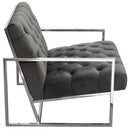 Diamond Sofa Luxe Stationary Fabric Accent Chair LUXECHDG IMAGE 3