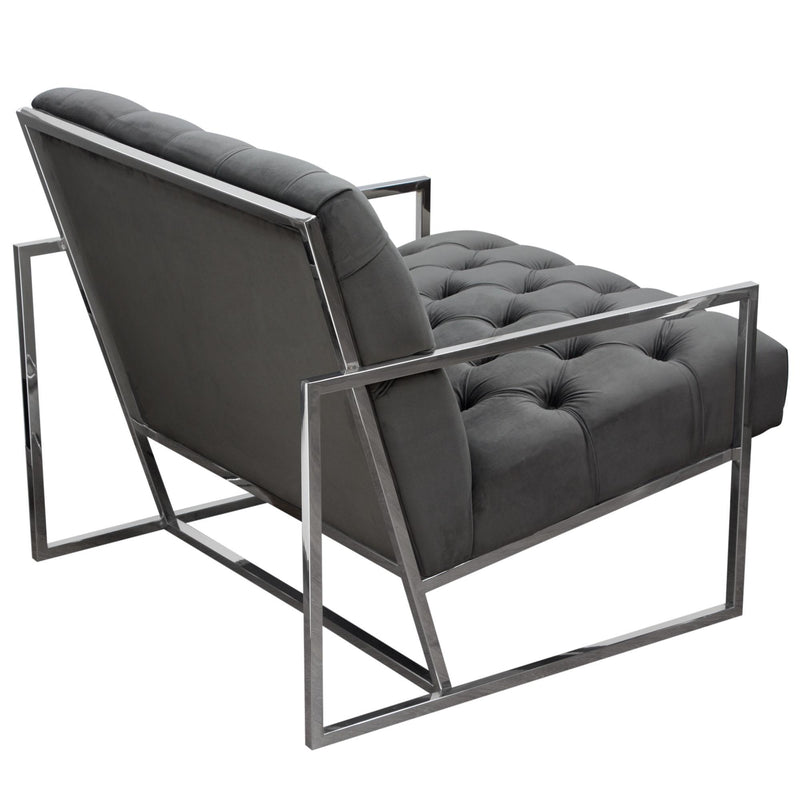 Diamond Sofa Luxe Stationary Fabric Accent Chair LUXECHDG IMAGE 4