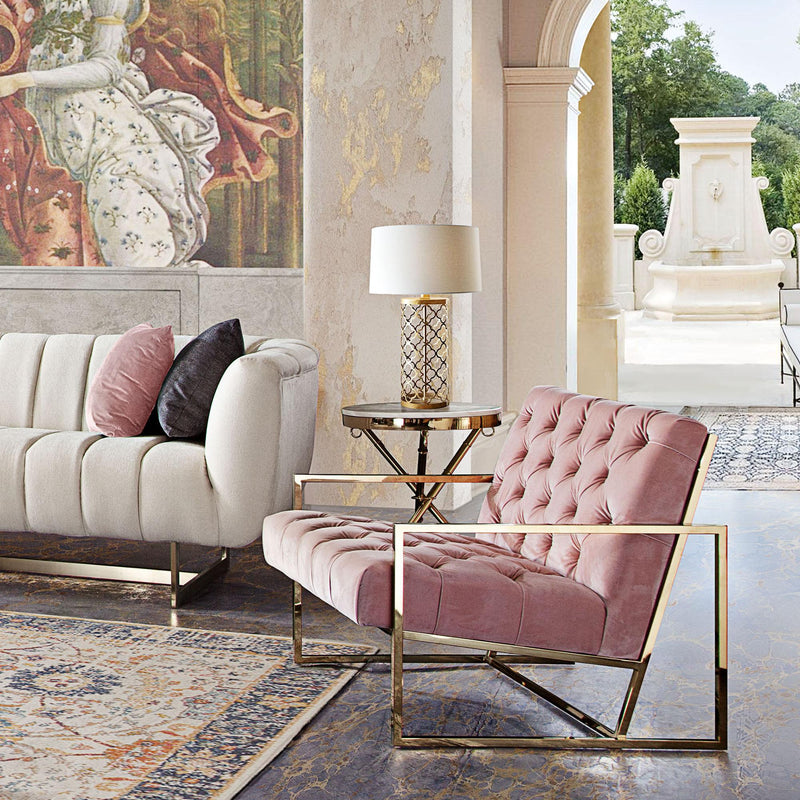 Diamond Sofa Luxe Stationary Fabric Accent Chair LUXECHPN IMAGE 8