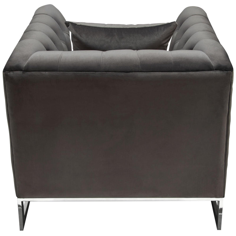 Diamond Sofa Crawford Stationary Fabric Chair CRAWFORDCHDG IMAGE 5