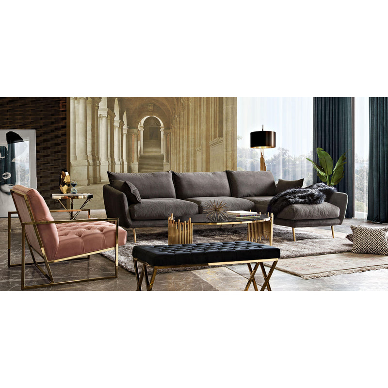 Diamond Sofa Vantage Fabric 2 pc Sectional VANTAGERF2PCSECTGR IMAGE 10
