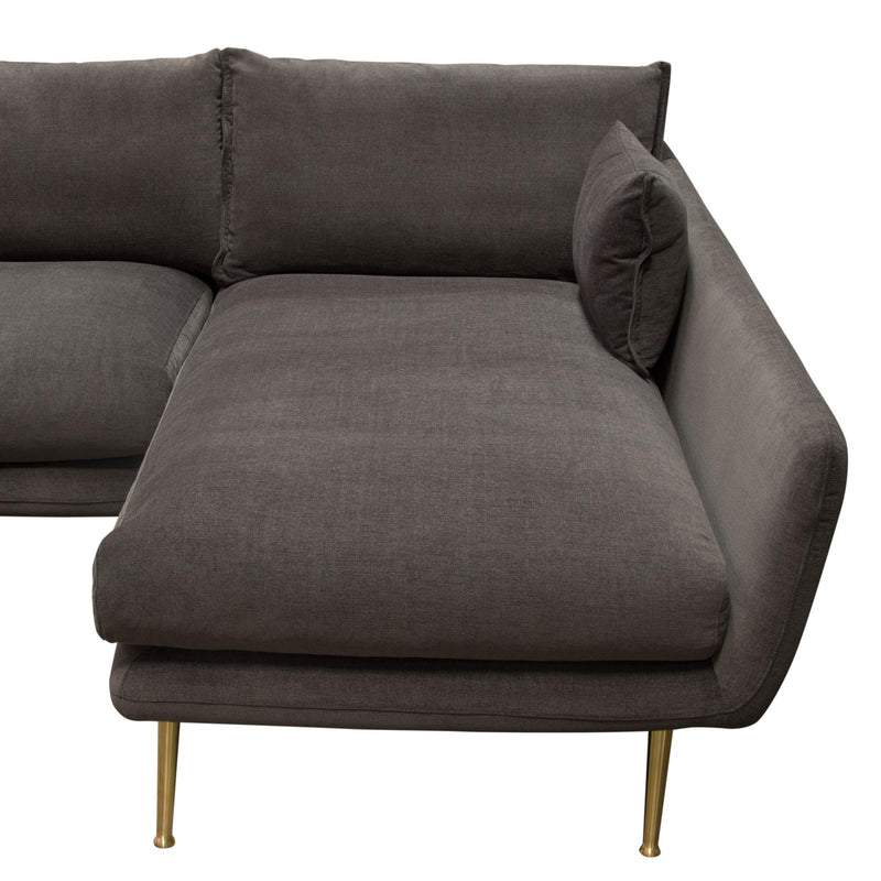Diamond Sofa Vantage Fabric 2 pc Sectional VANTAGERF2PCSECTGR IMAGE 6