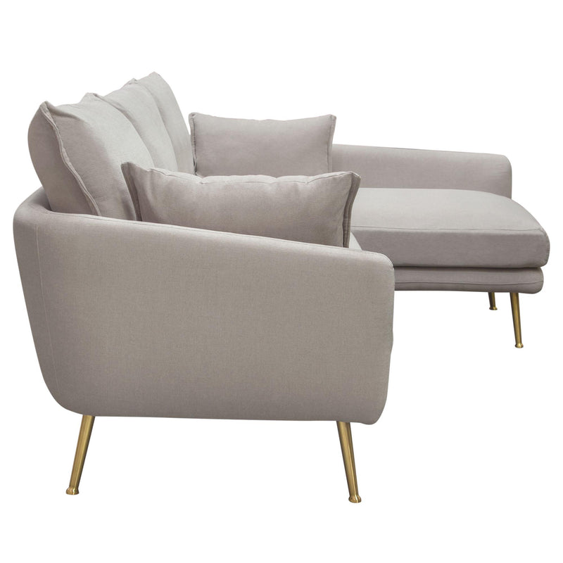 Diamond Sofa Vantage Fabric 2 pc Sectional VANTAGERF2PCSECTFL IMAGE 3