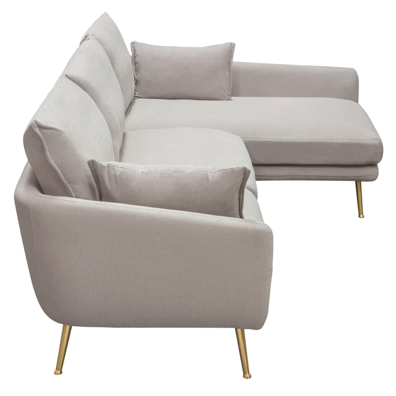 Diamond Sofa Vantage Fabric 2 pc Sectional VANTAGERF2PCSECTFL IMAGE 7