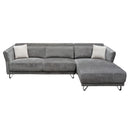 Diamond Sofa Naomi Fabric 2 pc Sectional NAOMIRFSECTGR IMAGE 1