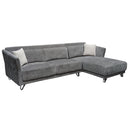 Diamond Sofa Naomi Fabric 2 pc Sectional NAOMIRFSECTGR IMAGE 4
