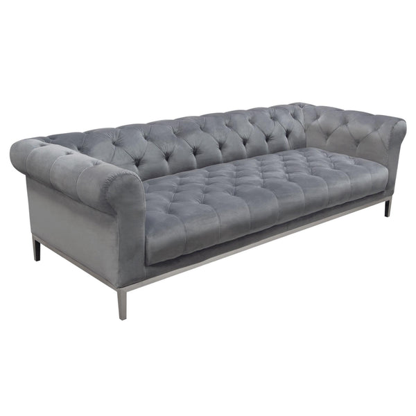 Diamond Sofa Monroe Stationary Fabric Sofa MONROESOGR IMAGE 1
