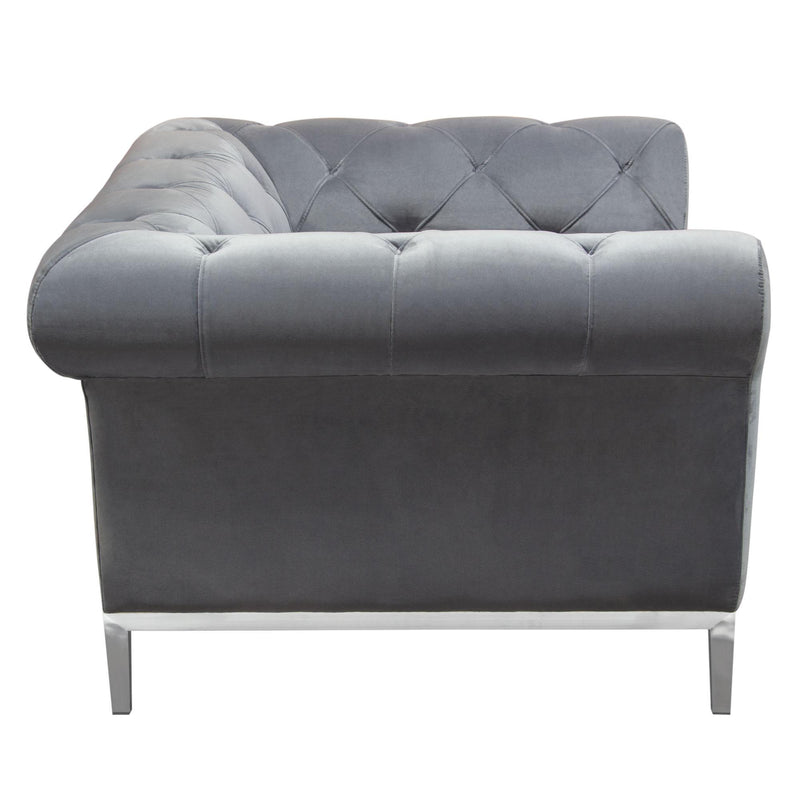 Diamond Sofa Monroe Stationary Fabric Chair MONROECHGR IMAGE 3
