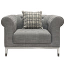 Diamond Sofa Monroe Stationary Fabric Chair MONROECHGL IMAGE 1