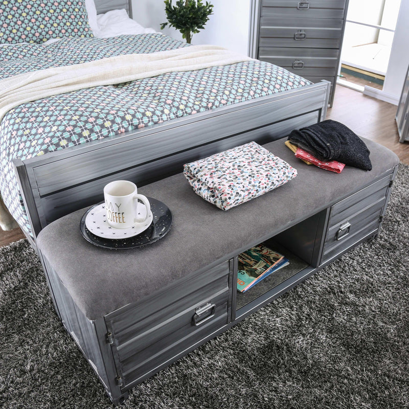 Furniture of America Mccredmond Storage Bench CM7075BN IMAGE 4