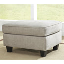  Benchcraft Abney Fabric Ottoman 4970114 IMAGE 2