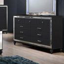 New Classic Furniture Valentino Black 9-Drawer Dresser BA9698B-050 IMAGE 1