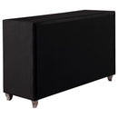 Coaster Furniture Deanna 206103 7-Drawer Upholstered Dresser - Black IMAGE 5