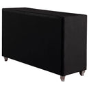 Coaster Furniture Deanna 206103 7-Drawer Upholstered Dresser - Black IMAGE 7