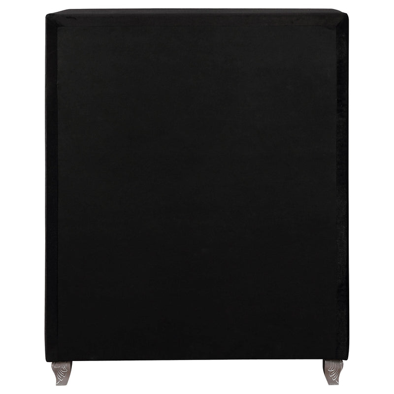 Coaster Furniture Deanna 206105 5-Drawer Bedroom Chest - Black IMAGE 6