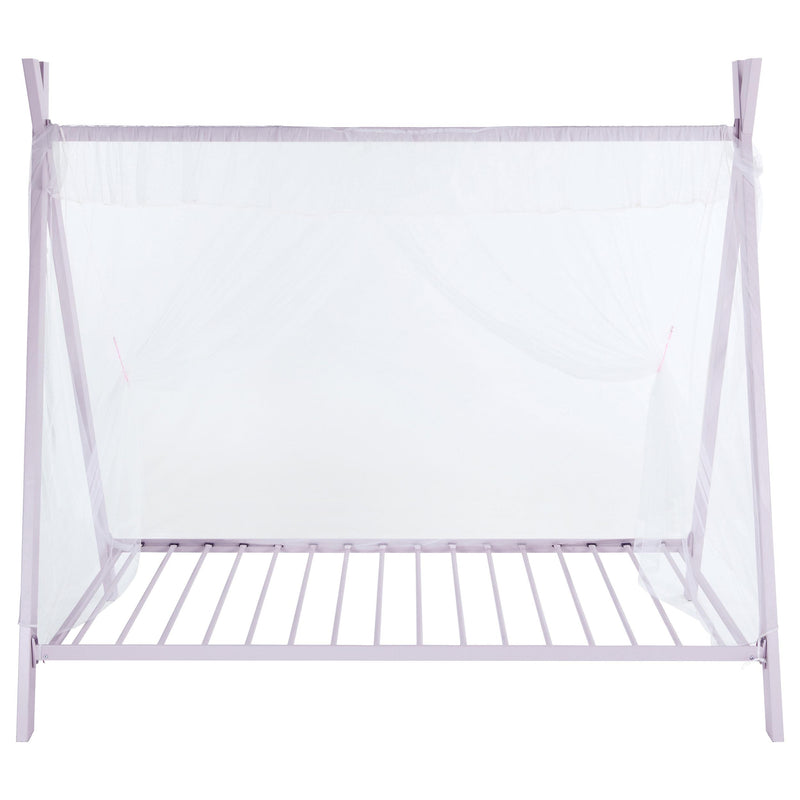 Coaster Furniture Fultonville 302133 Metal Twin Tent Bed - Pink IMAGE 4