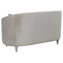 Coaster Furniture Avonlea 508461 Upholstered Sloped Arm Sofa - Grey Velvet IMAGE 5