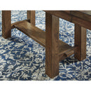  Signature Design by Ashley Moriville Dining Table with Trestle Base D631-45 IMAGE 5