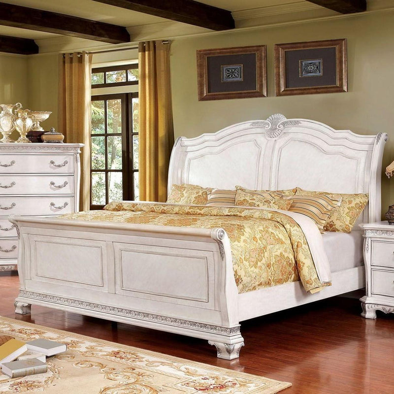 Furniture of America Isidora CM7799WH-EK King Bed IMAGE 2