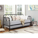 Coaster Furniture Marina 300765 Metal Twin Daybed with Trundle - Black IMAGE 3