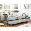 Coaster Furniture Marina 300765 Metal Twin Daybed with Trundle - Black IMAGE 4