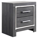  Signature Design by Ashley Lodanna 2-Drawer Nightstand B214-92 IMAGE 1
