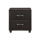 Homelegance Lorenzi 2-Drawer Nightstand 2220DBR-4 IMAGE 1