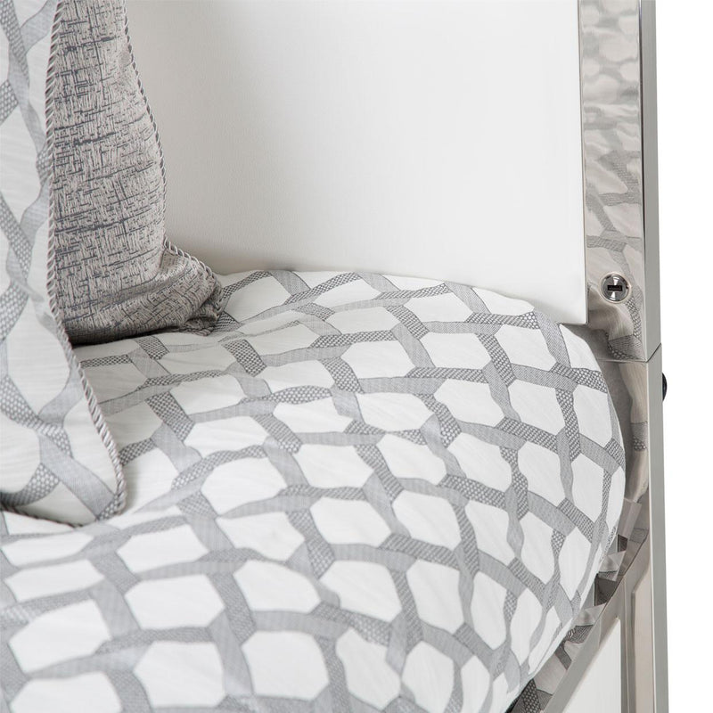 Michael Amini State St. California King Upholstered Metal Bed 9016000CK3PT-116 IMAGE 3