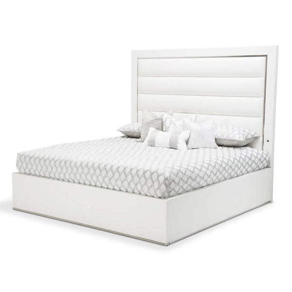 Michael Amini State St. California King Upholstered Panel Bed 9016000CKP-116 IMAGE 1