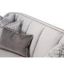 Michael Amini Roxbury Park Stationary Sofa 9006815-STEEL-220 IMAGE 5