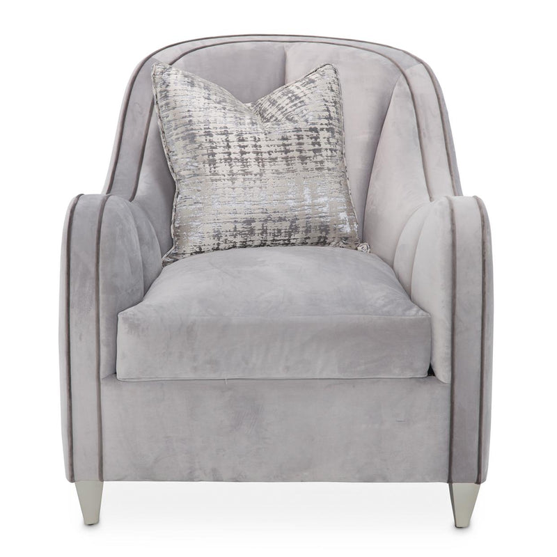 Michael Amini Roxbury Park Stationary Chair 9006835-STEEL-220 IMAGE 2