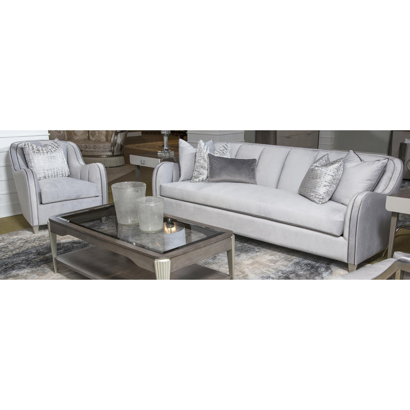 Michael Amini Roxbury Park Stationary Chair 9006835-STEEL-220 IMAGE 5
