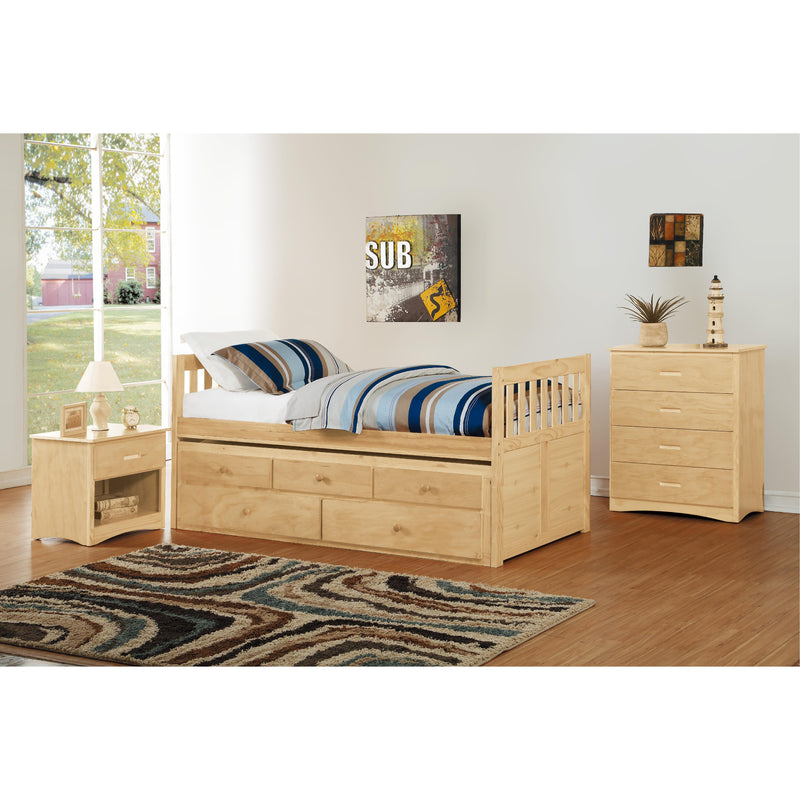 Homelegance Bartly 1-Drawer Kids Nightstand B2043-4 IMAGE 8