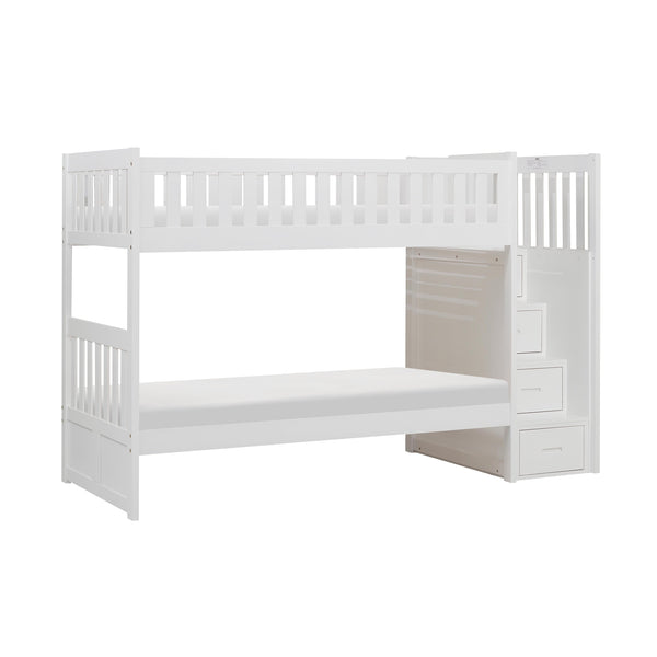 Homelegance Kids Beds Bunk Bed B2053SBW-1* IMAGE 1