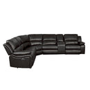 Homelegance Falun Power Reclining Leather Match 6 pc Sectional 8260DB*6PW IMAGE 2