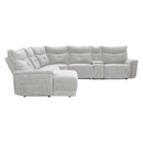 Homelegance Tesoro Reclining Fabric 6 pc Sectional 9509MGY*65LRR IMAGE 2