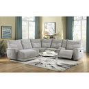 Homelegance Tesoro Reclining Fabric 6 pc Sectional 9509MGY*65LRR IMAGE 5