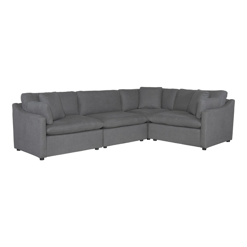 Homelegance Howerton Fabric 4 pc Sectional 9544GY*4SC IMAGE 1