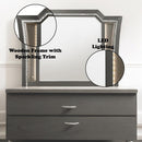 Acme Furniture Kaitlyn 27284 Mirror with LED IMAGE 6