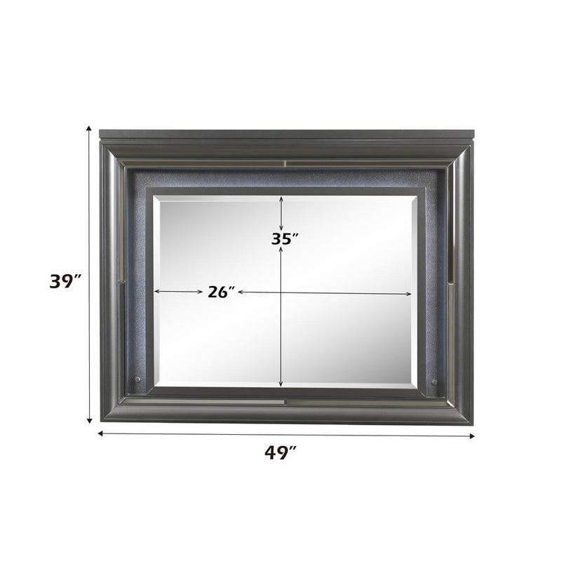 Acme Furniture Sawyer 27974 Mirror with LED IMAGE 7