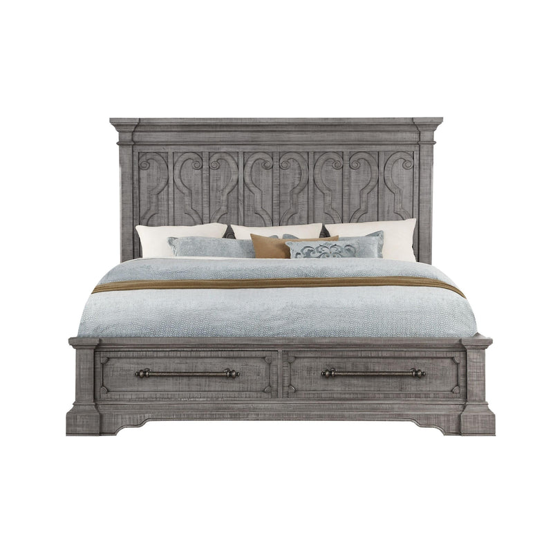 Acme Furniture Artesia Queen Panel Bed with Storage 27100Q IMAGE 1