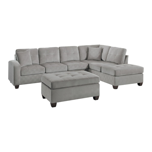 Homelegance Emilio Stationary Fabric 3 pc Sectional 8367TP*3 IMAGE 1