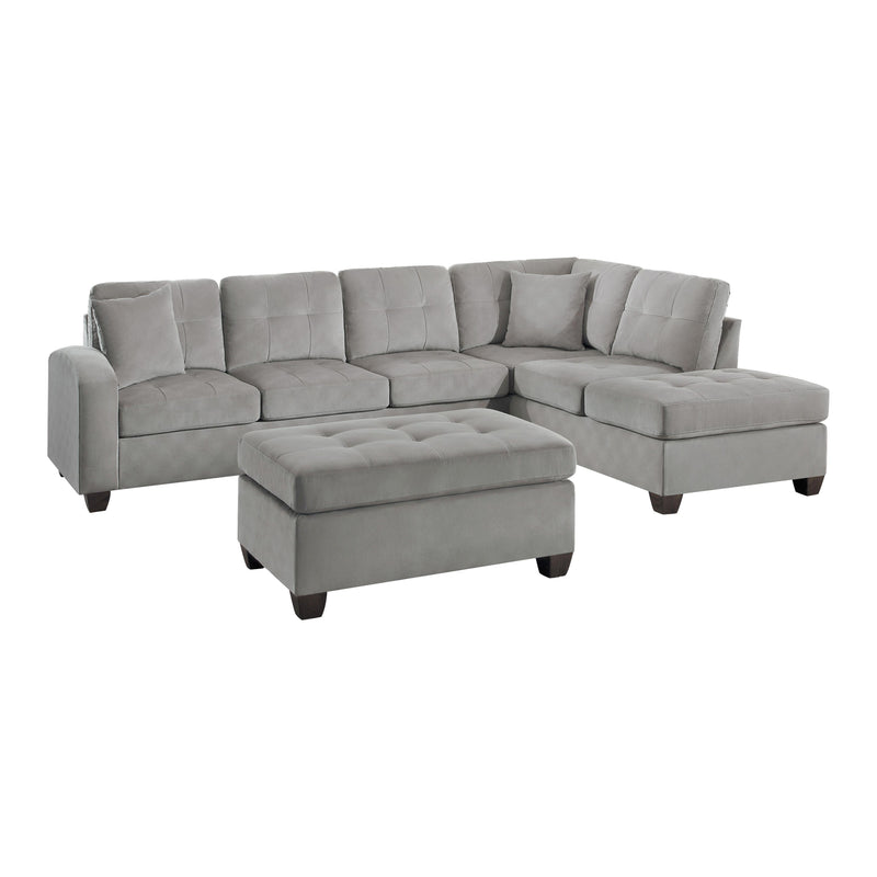 Homelegance Emilio Stationary Fabric 3 pc Sectional 8367TP*3 IMAGE 1