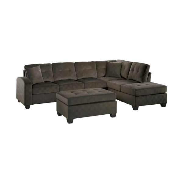 Homelegance Emilio Stationary Fabric 3 pc Sectional 8367CH*3 IMAGE 1