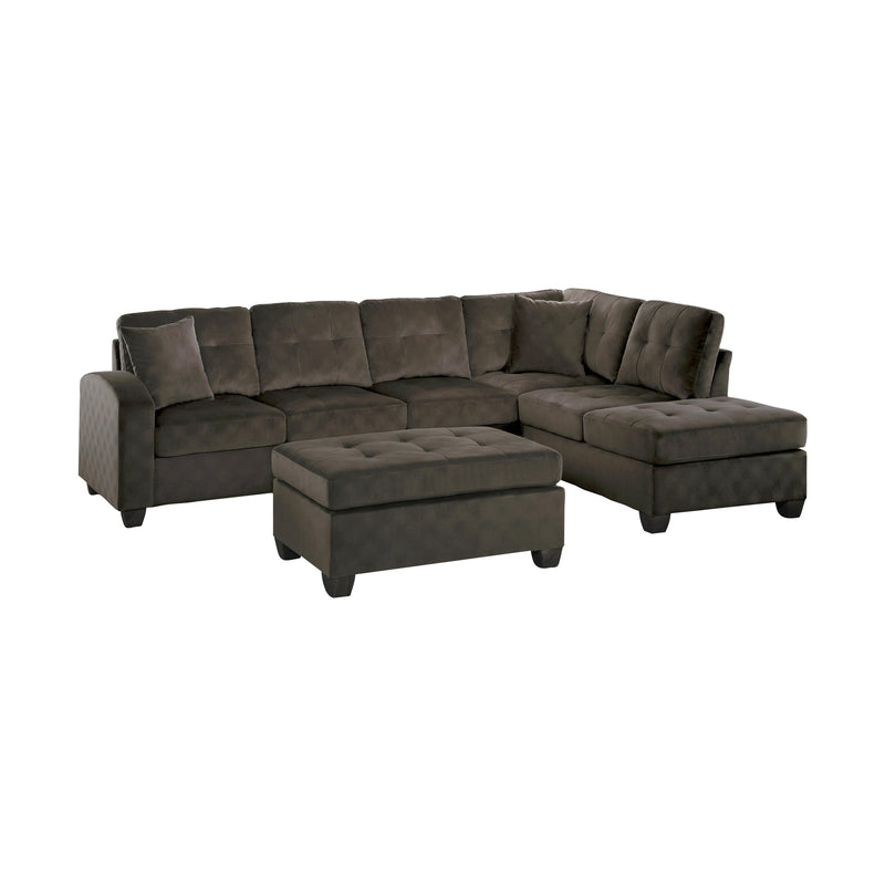 Homelegance Emilio Stationary Fabric 3 pc Sectional 8367CH*3 IMAGE 1